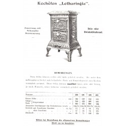 Fourneau Lotharingie 400 à 403
