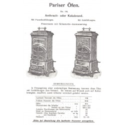 poêle parisien n° 10 A