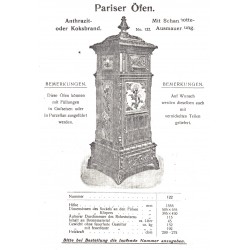poêle parisien n°122