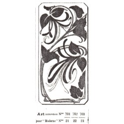garniture art nouveau