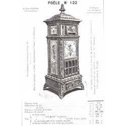 poêle parisien n°122