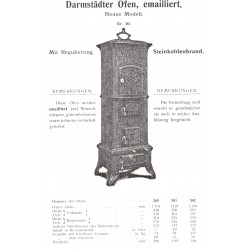 calorifère darmstadter n°360 à 362