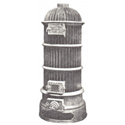 calorifère d’Alsace à nervures