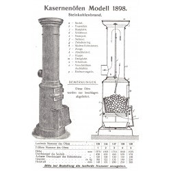 calorifère pour caserne 1900