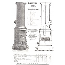 calorifère pour caserne 1900