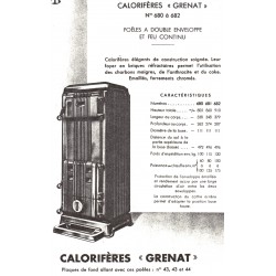calorifère Grenat