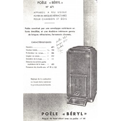 poêle bèryl n° 671