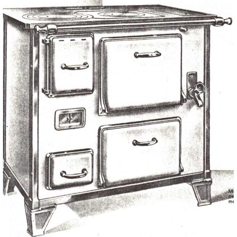 cuisinière tôle et fonte 730