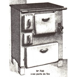 Cuisinière Acier émaillé n° 760