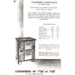 Cuisinière Acier émaillée
