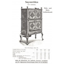 fourneau Sayner à étage