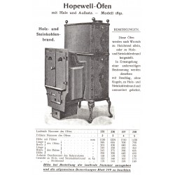 Fourneau Hopewell avancée et étage