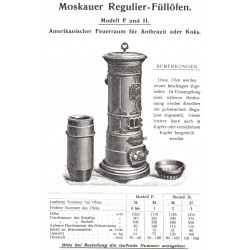 calorifère Moscou F et H