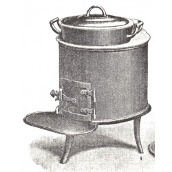 fourneau ovale à 1 pot