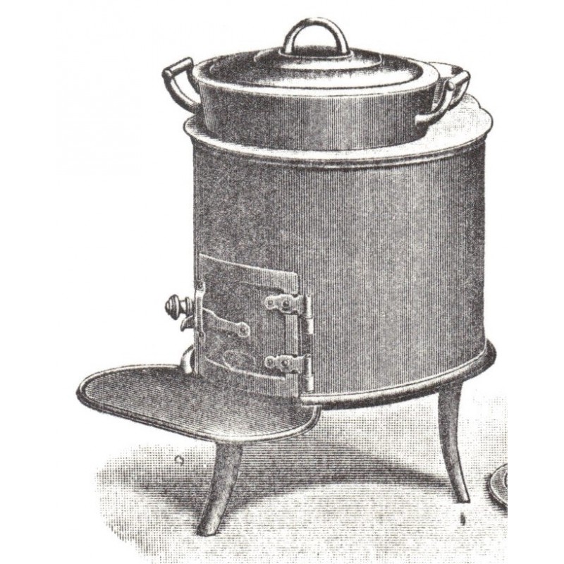 fourneau ovale à 1 pot