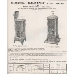 Calorifère Balkanic