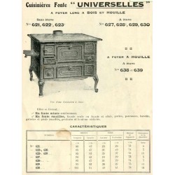 Cuisinières universelles 1928