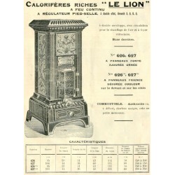 Calorifère le lion 1928