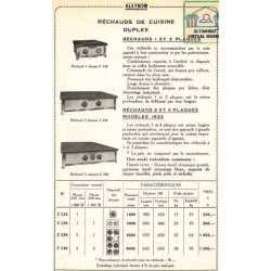 catalogue réchaud duplex 1932