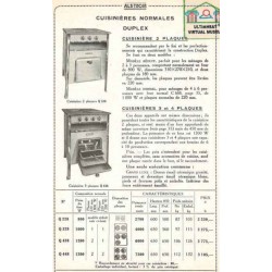 catalogue cuisinière duplex