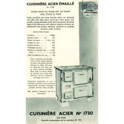 cuisinière 1730