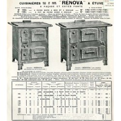 Cuisinières Rénova à étuve