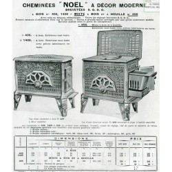 Cheminée à bois Noël