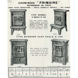 Cheminée Frimaire 1934