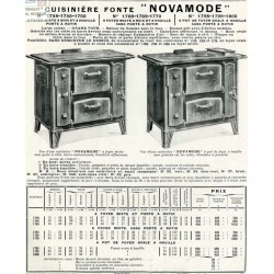 Cuisinières Novamode