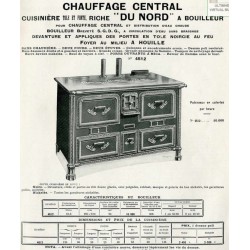 Cuisinière Du Nord à bouilleur