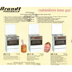 cuisinière gaz 60x60 1971