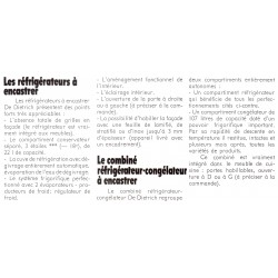 réfrigérateur encastrable