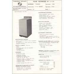 fiche technique t 860