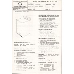 fiche technique T 566