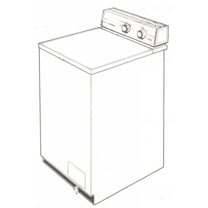 lave linge T 563 Thomson