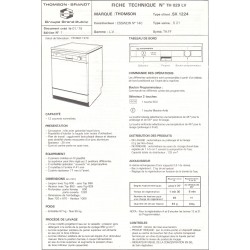 fiche technique sx 1224