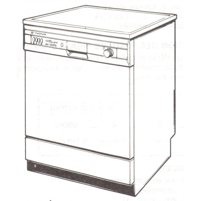lave vaisselle sx 12374 Thomson