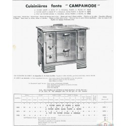 cuisinières campamode