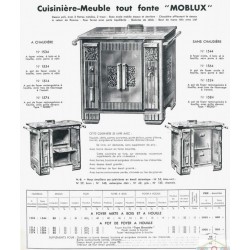 Cuisinières Moblux