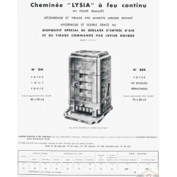 Cheminée lysia