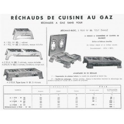 réchaud à gaz page 81  1937