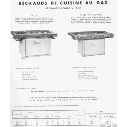 réchaud four n° 193 et 184