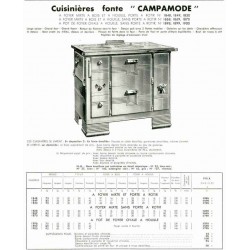 Cuisinières campamode 1938