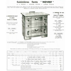 cuisinière novest
