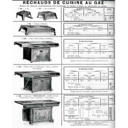 Réchaud four de cuisine à gaz   1924