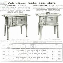 cuisinières fonte 1940