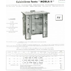 Cuisinières Mobla II 1940