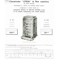 Cheminée lysia 1940