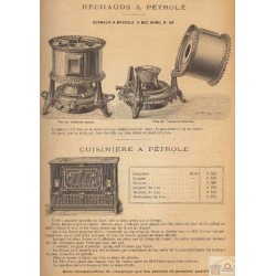 Réchaud à Pétrole page 282  1893