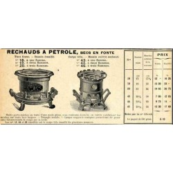 Cuisinière à Pétrole  1914